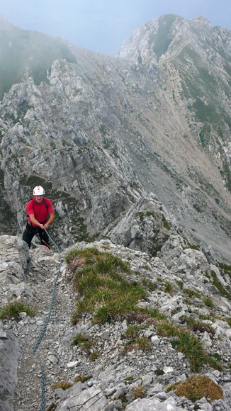 Sasso dei Carbonari - Arrivo in cresta