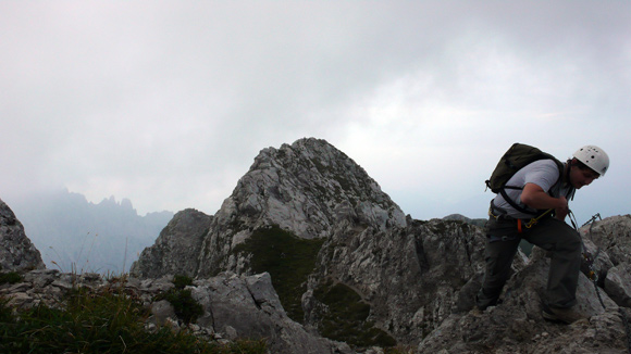 Sasso dei Carbonari - Grignone - Fine del tratto impegnativo