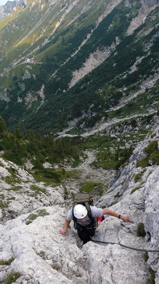 Sasso dei Carbonari - In facile arrampicata