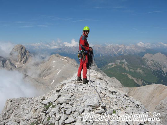 Sasso di Valfredda - Sulla cresta presso la cima