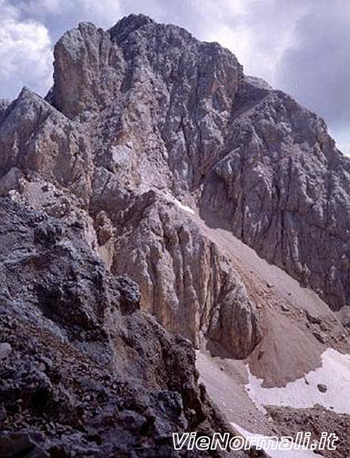 Sasso di Valfredda - Vista del versante ovest dalla Cima Ombrettola