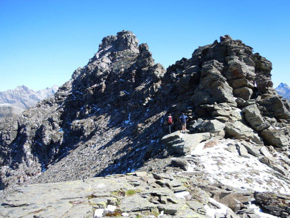 Pizzo Quadro - Aggiramento ad W di un risalto