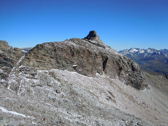 Pizzo Sevino e Pizzo Quadro - Il Pizzo Quadro dalla cresta E del Sevino