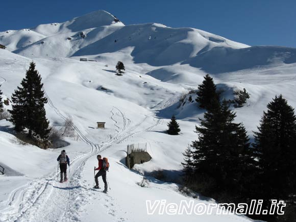 Monte Sodadura - Lungo la stradina al centro del vallone