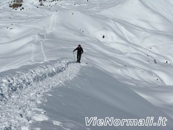 sodadura - Uscita in cima della cresta nord est