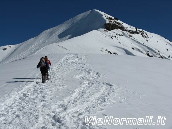 Monte Sodadura - Lungo la parte bassa della cresta