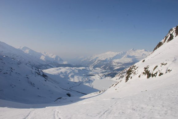 Pizzo Suretta - Vista sulla vallata