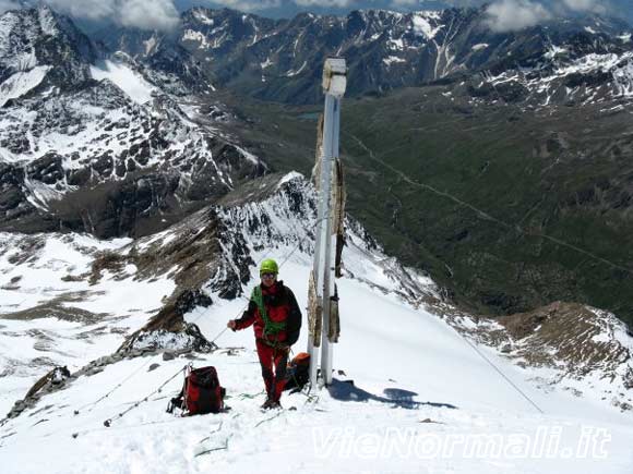Pizzo Tresero - Roberto in vetta