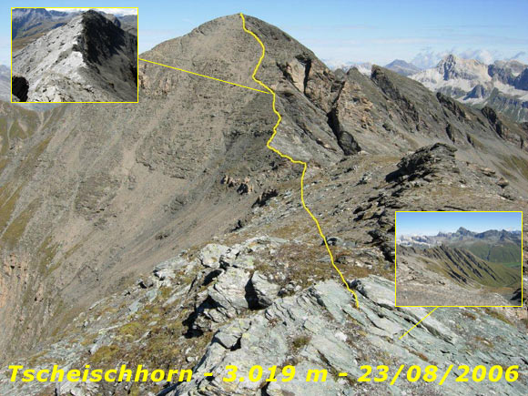 Tscheischhorn - Lo Tscheischhorn dalla Cima S