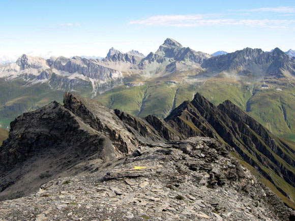 tscheischhorn - In vetta, a sinistra la Cima N