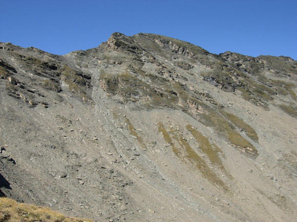 tscheischhorn - Lo Tscheischhorn dal costone NE della Cima S