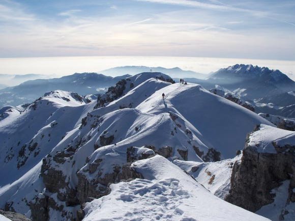 Zuccone Campelli - La cresta di accesso alla cima