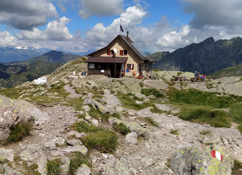 Connessione in rifugio montagna
