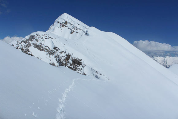 Discesa dalla Cima della Bacchetta