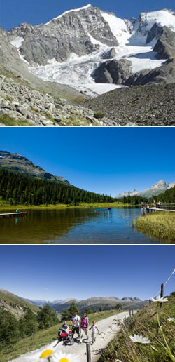 Piz Bernina e laghi