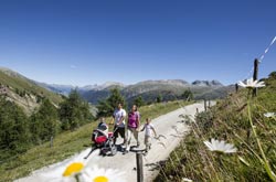 Escursioni per famiglie in Engadina St. Moritz - Famiglia nel Maerchenweg Marguns (by Engadin St. Moritz)