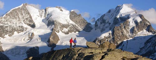 Montagne Engadina in Svizzera