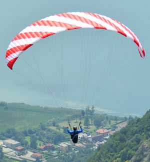 Volo parapendio