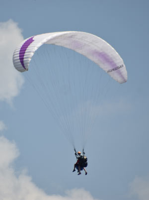 Volo in parapendio