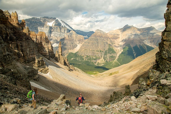 Il Sentinel Pass, nel parco nazionale Banff