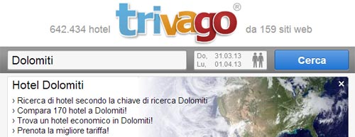 Hotel sulle Dolomiti con Trivago