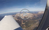 Video montagna In volo sulla Val di Fassa e le Dolomiti Fassane con un piccolo aereo da turismo