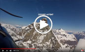 Video montagna A volo d'uccello di fianco al Cervino
