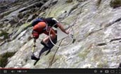 Video montagna Salita della via di roccia Amico Barba Bianca al Pizzo Fizzi