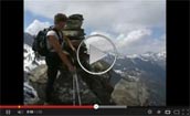 Video montagna Salire le montagne con una sola gamba