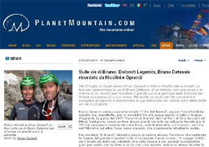 Recensione Bruno Detassis e le sue vie su Planetmountain.com