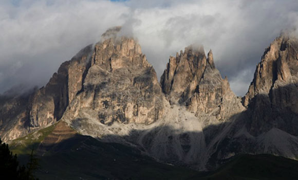 Gruppo del Sassolungo nelle Dolomiti