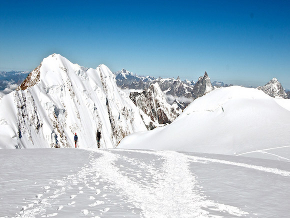 Vista sulla cresta dei Liskamm