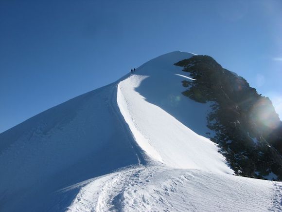 Cresta finale per la vetta