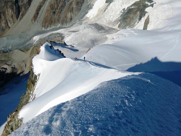 Cresta vista dalla cima