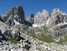 Dolomiti di Brenta da est