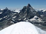 Cervino - La cima vista dal Breithorn Ovest