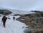 Accesso al ghiacciaio del Gran Paradiso