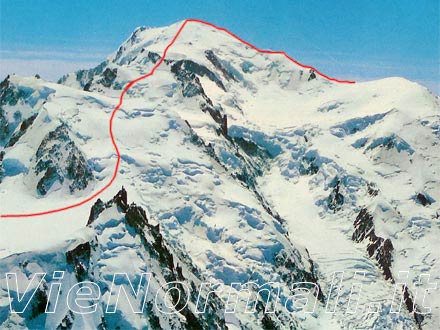 Monte Bianco e via normale francese