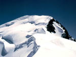 Cresta delle Bosses verso la cima del Monte Bianco